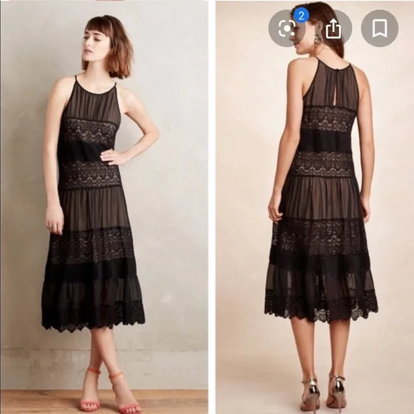 NWT HD in Paris Villanelle black dress sz sm - Picture 3 of 8